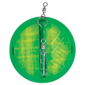 Luhr-Jensen 3-1/4" Dipsy Diver - Kelly Green/Silver Bottom Moon Jelly