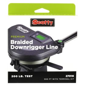 Scotty Premium Power Braid Downrigger Line - 300ft of 200lb Test