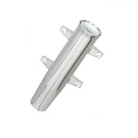 Lee&#39;s Aluminum Side Mount Rod Holder - Tulip Style - Silver Anodize