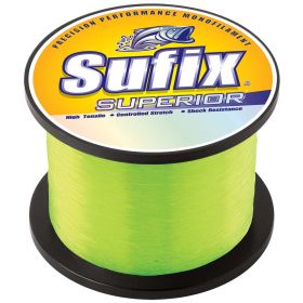 Sufix Superior Hi-Vis Yellow Monofilament - 60lb - 3655 yds