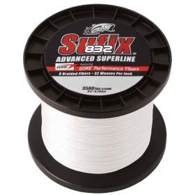 Sufix 832&reg; Advanced Superline&reg; Braid - 20lb - Ghost - 3500 yds