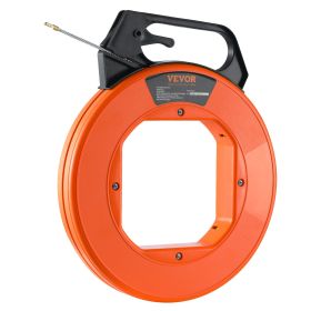 VEVOR Fish Tape, 100 ft, 3/16-inch, Fiberglass Wire Puller with Optimized Housing and Handle, Easy-to-Use Cable Puller Tool