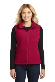 Port Authority Ladies Value Fleece Vest L219 (Color: True Red, size: 4XL)