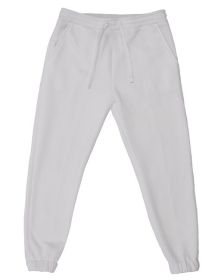 Burnside BU8800 Adult Fleece Jogger Pant (Color: White, size: XL)